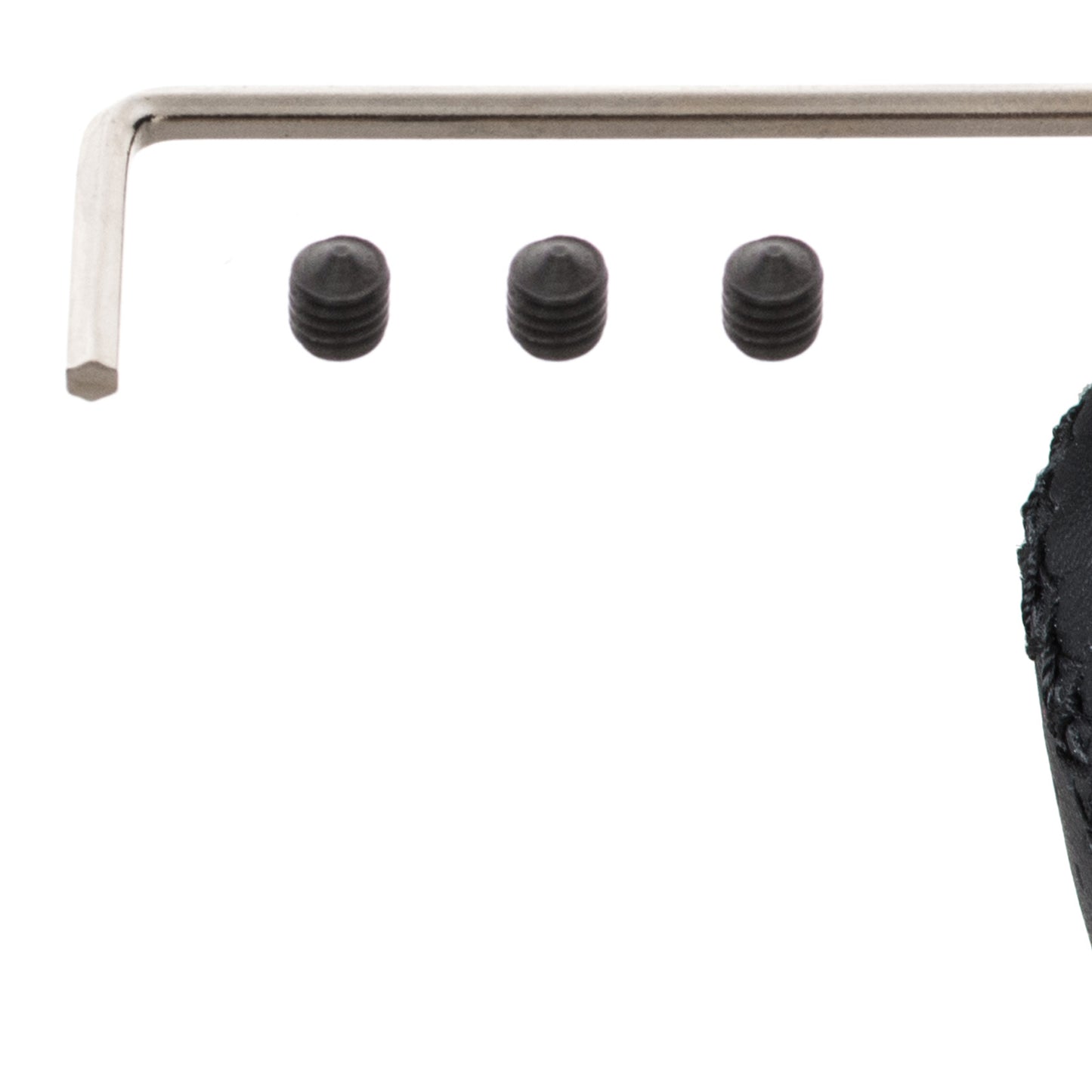 UNIVERSAL gear knob BLACK LEATHER + SILVER 6 SPEEDS