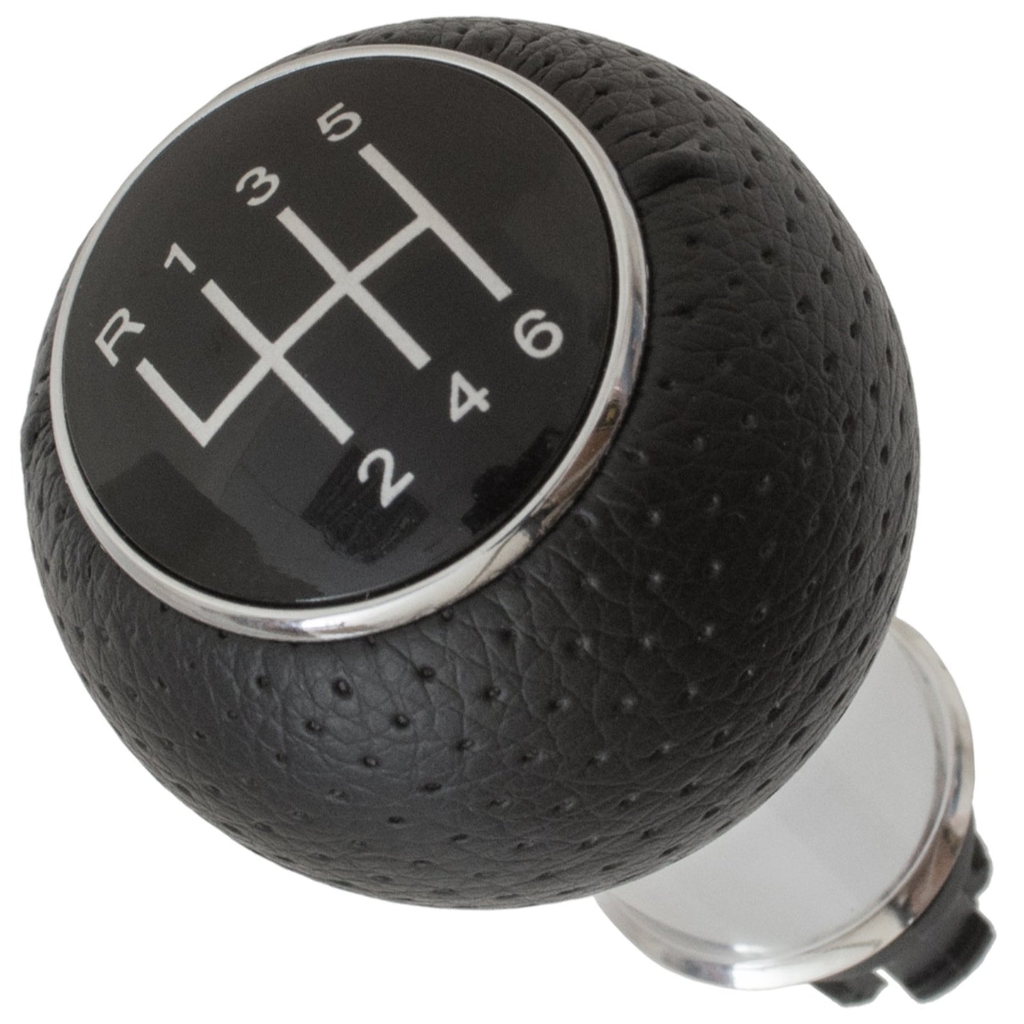 Audi A3 8L 96-03 gear knob BLACK + CHROME 6 GEARS