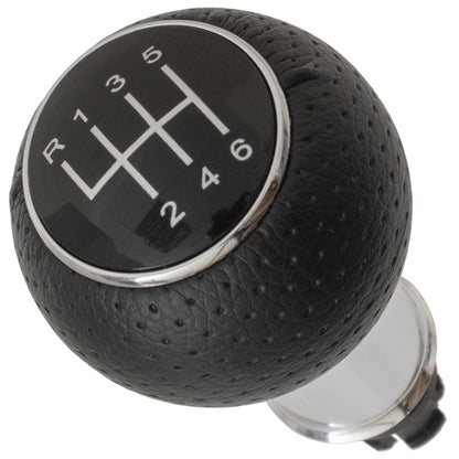 Audi A3 8L 96-03 gear knob BLACK + CHROME 6 GEARS