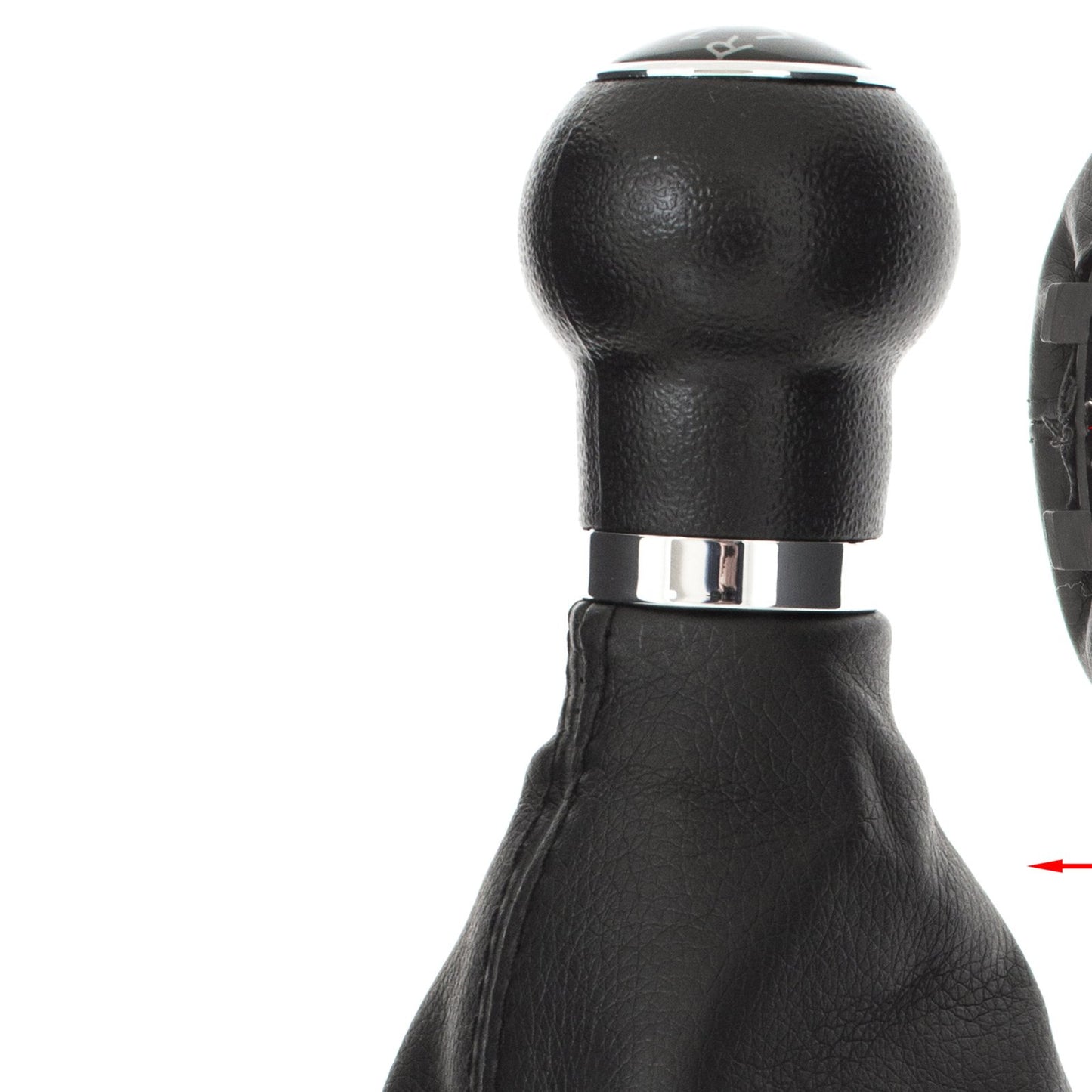 VW Passat B5 FL 00-05 BLACK gear knob + gaiter with frame 6 SPEEDS