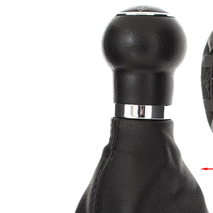 VW Passat B5 FL 00-05 BLACK gear knob + gaiter with frame 6 SPEEDS