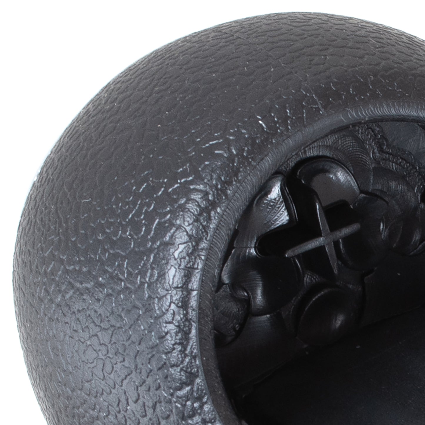 Hyundai i20 07-12 gear knob BLACK + CHROME 6 SPEED