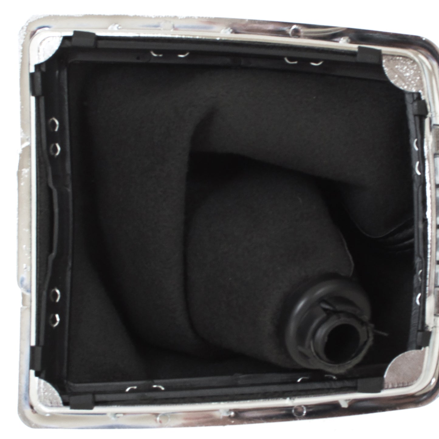 Ford Focus Mk2 04-11 gear knob BLACK + gaiter with chrome frame 5 SPEEDS