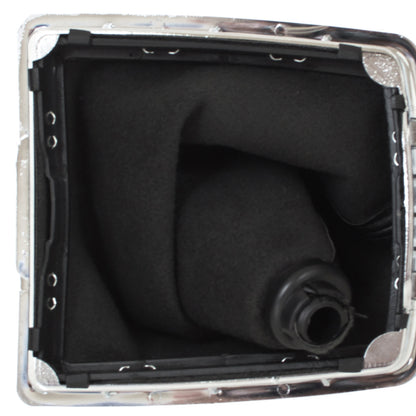 Ford Focus Mk2 04-11 gear knob BLACK + gaiter with chrome frame 5 SPEEDS