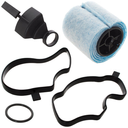 BMW 5 E39 98-04 M47 M57 oil separator filter + 3 gaskets SET
