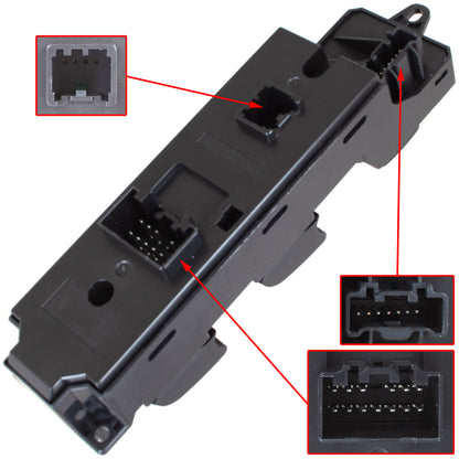 Mazda 6 I 05-07 II 07-13 Combined electric window and mirror control switch