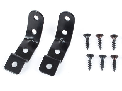 Audi A3 8P 03-12 passenger glove box hinges STEP 2 pcs. SET + screws