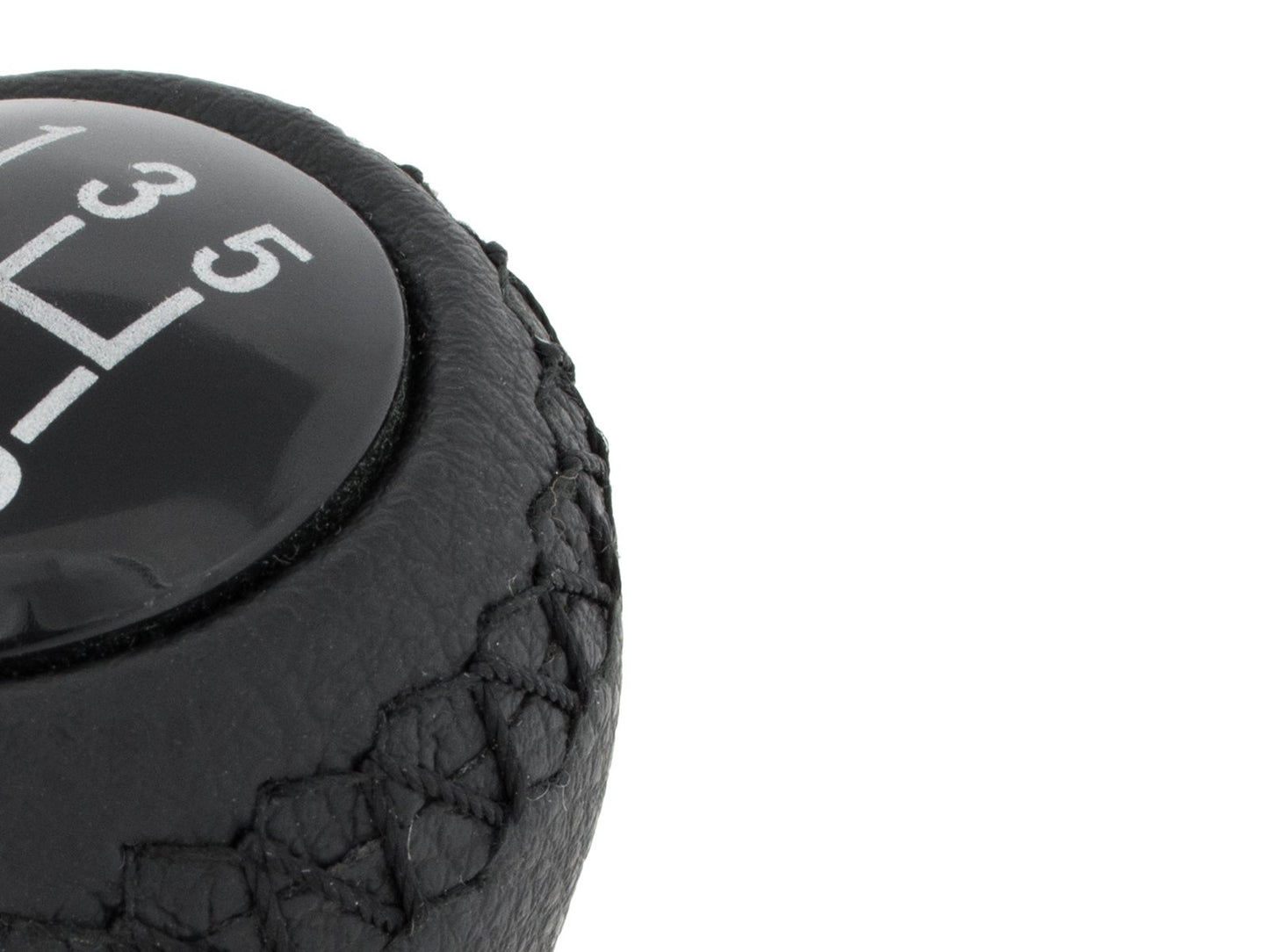 Mazda 3 06-12 gear knob BLACK LEATHER 5 SPEED