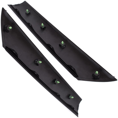 MINI R55 A-pillar exterior trim BLACK GLOSS left + right 2 pcs. SET