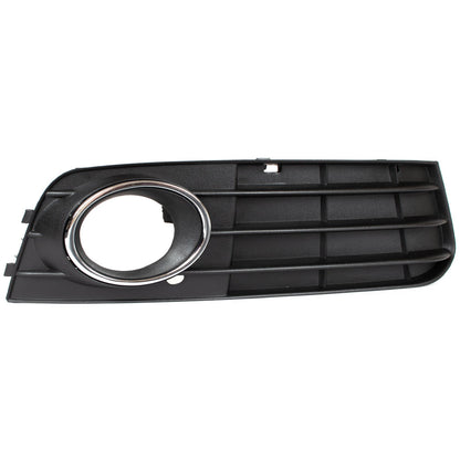 Audi A4 B8 07-11 WITH FOG LIGHTS bumper grille 3 BARS CHROME FRAME right