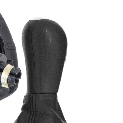Skoda Octavia II 04-11 Gear knob + gaiter with chrome frame 6 SPEEDS