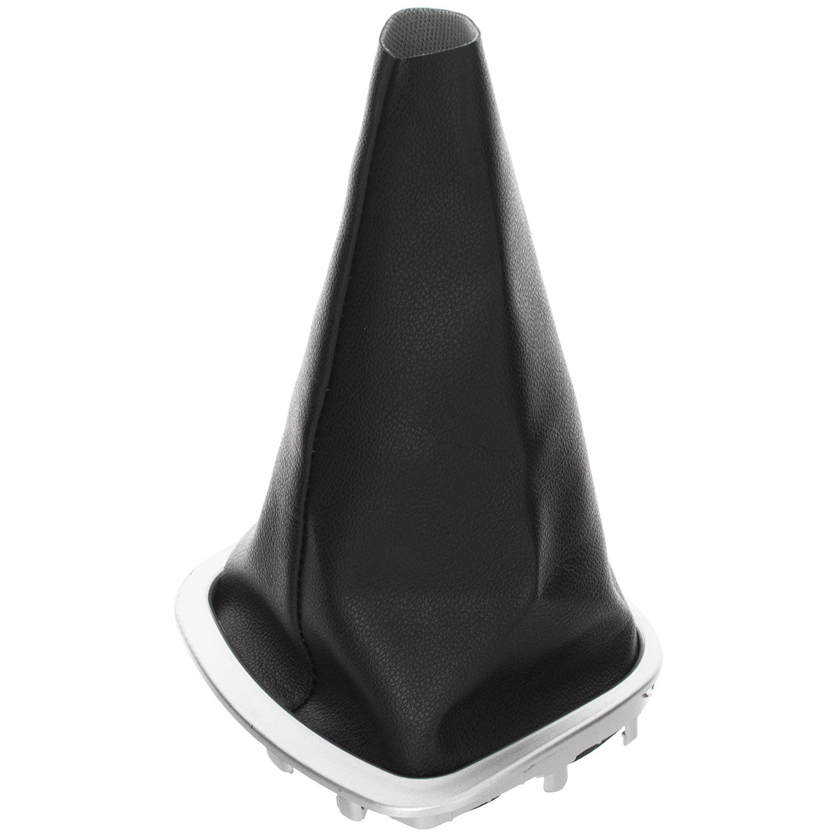 Renault Clio III 05-12 gear lever gaiter BLACK + SILVER frame