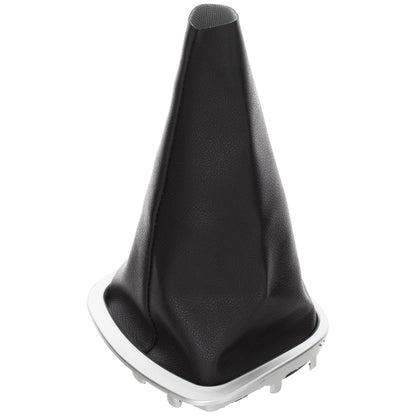 Renault Clio III 05-12 gear lever gaiter BLACK + SILVER frame