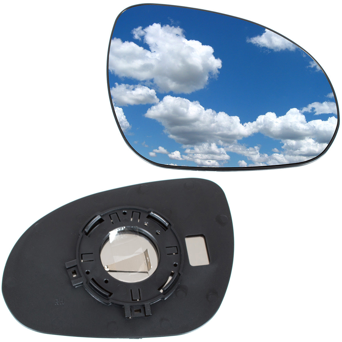 Hyundai i30 07-12 manual mirror glass right