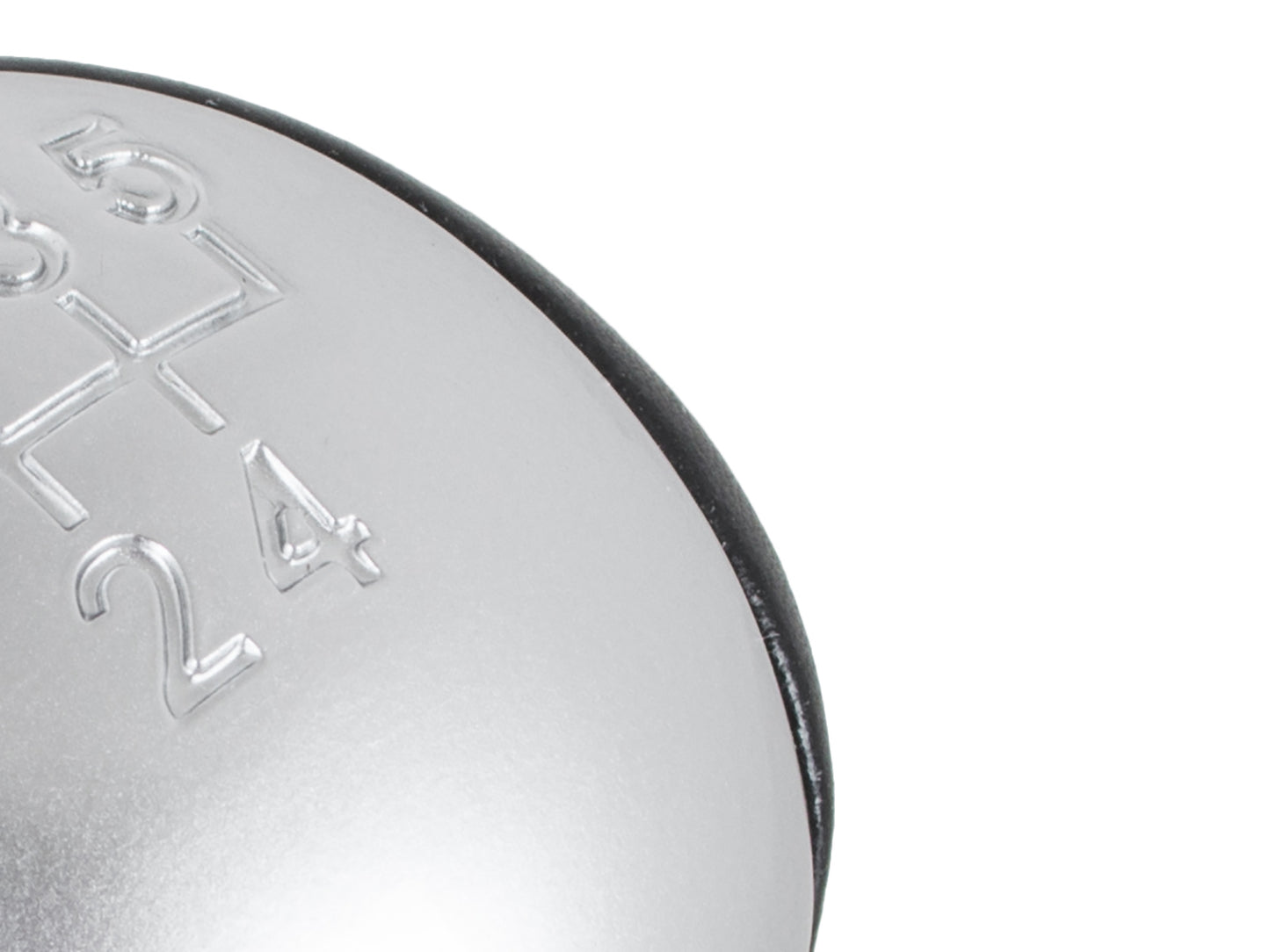 Hyundai Elantra gear knob BLACK + CHROME - SEMI-MATTE 5-SPEED