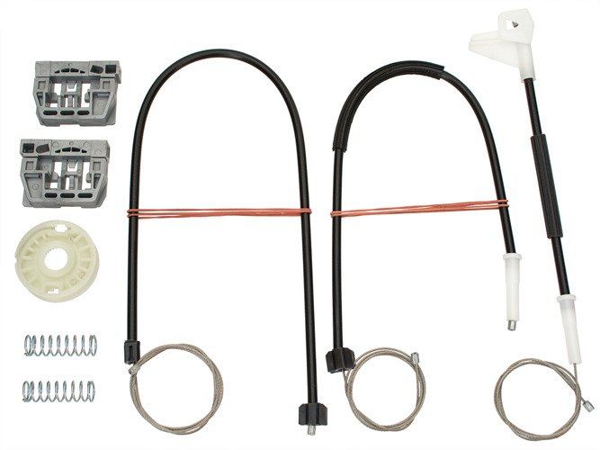 VW Caddy III 2003- Window regulator repair kit front left