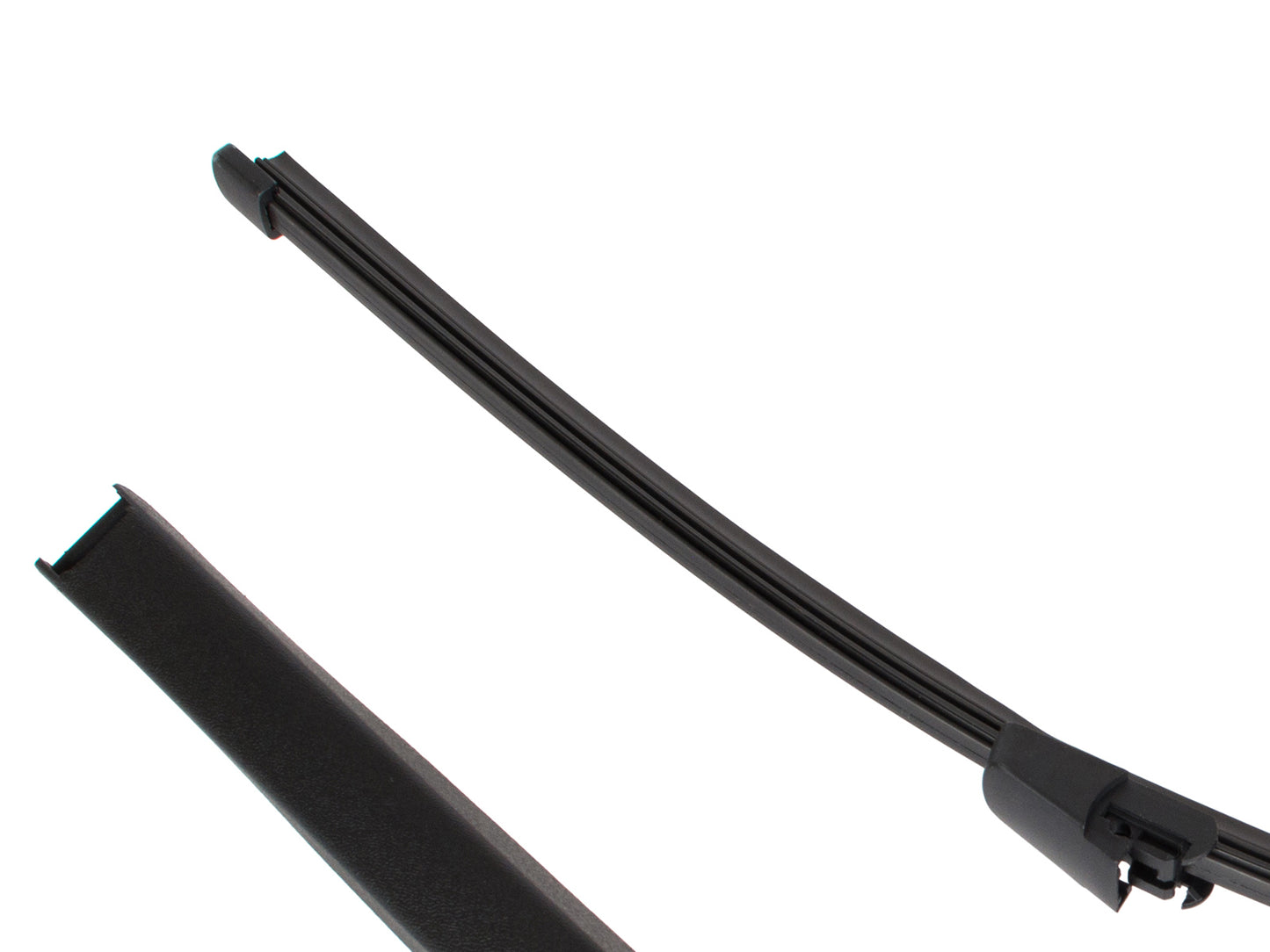 VW T5 Transporter 03-15 rear wiper arm + blade VERSION WITH RIGHT DOORS + rear window washer nozzle 2 pcs SET