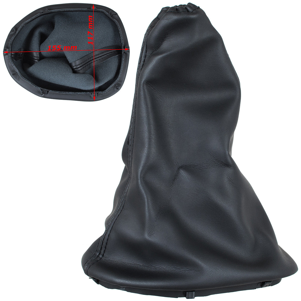 Toyota Yaris II 05-12 gear lever gaiter BLACK + frame