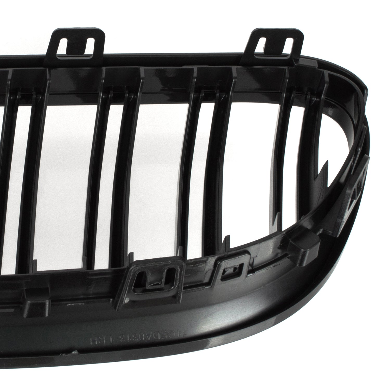 BMW 3 E92 E93 10-13 dummy grilles (kidneys) left + right set BLACK GLOSSY DOUBLE BAR