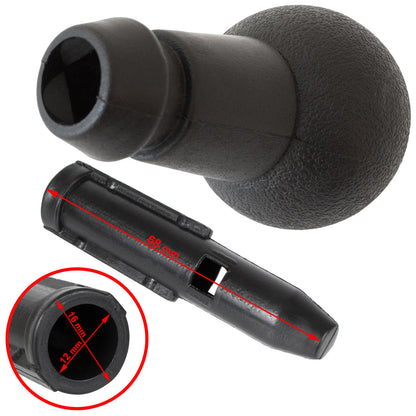 Peugeot 308 gałka zmiany biegów + adapter / przejściówka dźwigni drążka gałki zmiany biegów 2 szt. KPL