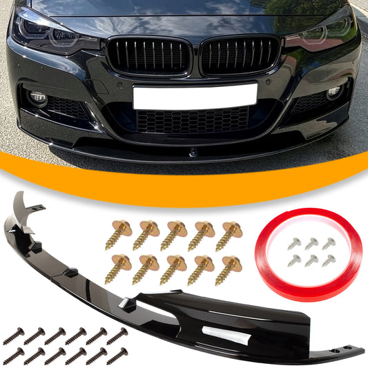 Dokładka Zderzaka Przód Spoiler do BMW F30 F31 M PAKIET DWUCZĘŚCIOWA