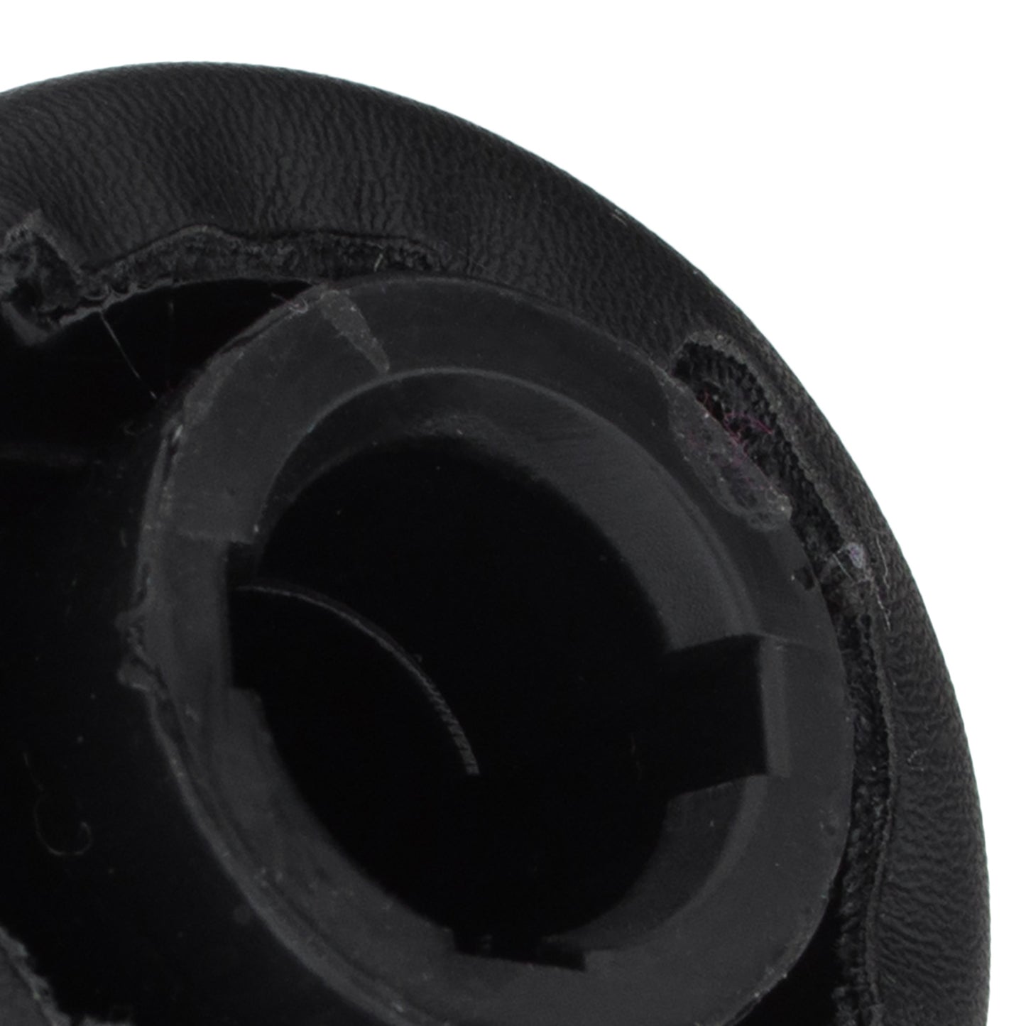 Renault Megane II III Gear knob 6 GEARS BLACK LEATHER + CHROME