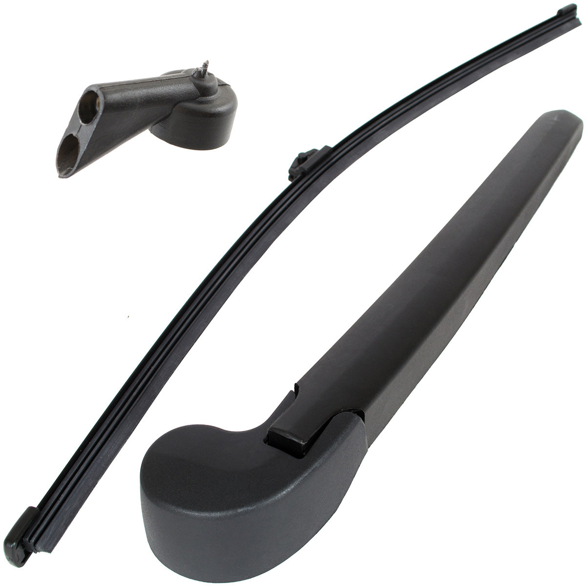 Audi A4 B8 KOMBI 2008 - rear wiper arm + blade + rear window washer nozzle 2 pcs SET