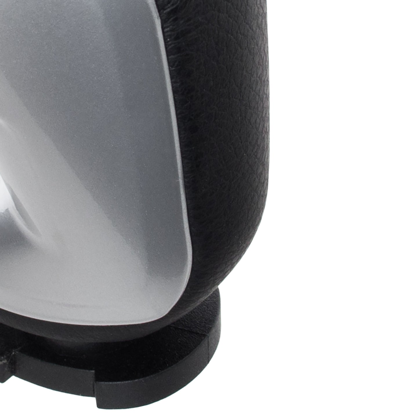 Citroen C5 III 08-17 AUTOMATIC gear knob BLACK LEATHER + SILVER