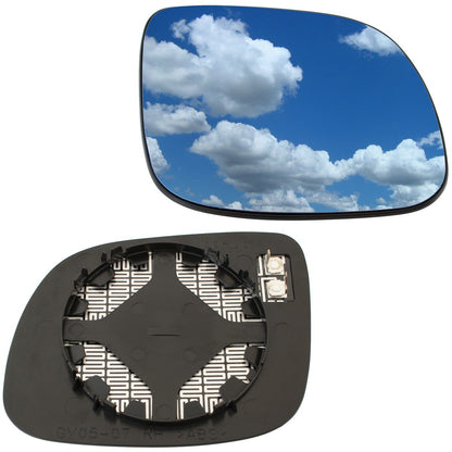 Audi A3 8L 96-99 mirror glass SMALL HEATED BLUE right