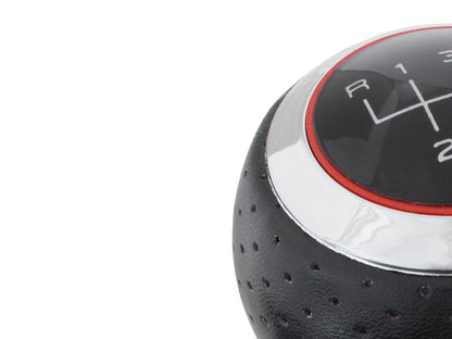 Audi A3 8L 96-03 Gear knob S-LINE BLACK + CHROME 5 SPEED (R at the top)