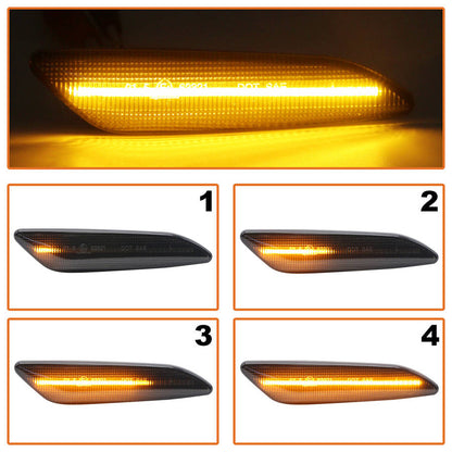 Alfa Romeo 156 97-06 LED Smoked Dynamic Side Indicators 2 pcs. SET