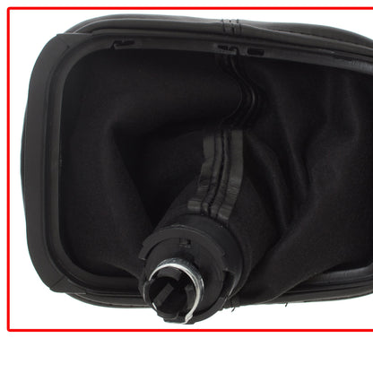 VW Lupo 98-05 gear knob BLACK + GAITER 12 MM HOLE