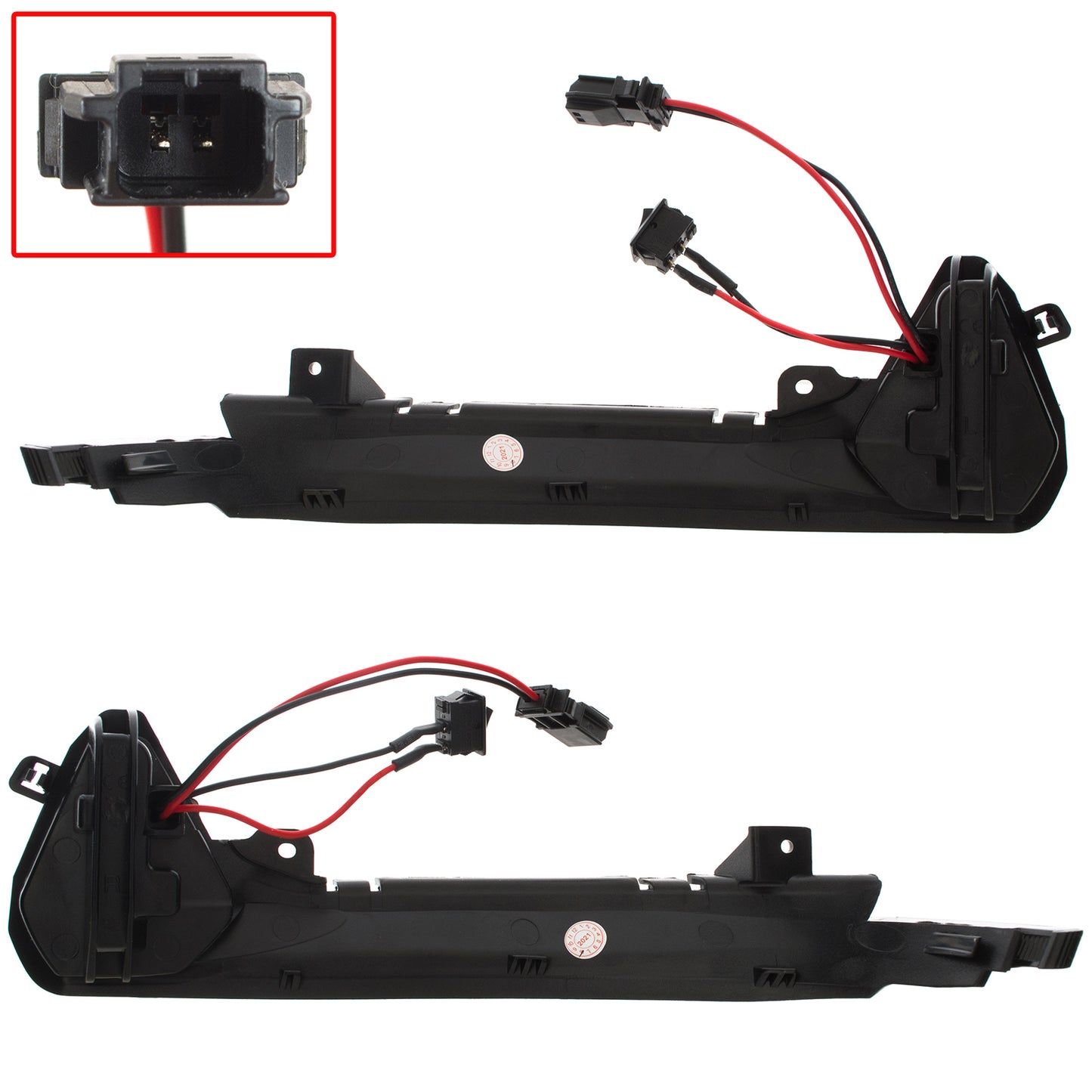 Audi A6 C7 12-18 turn signal in mirror left + right SMOKED DYNAMIC LED 2 pcs. SET