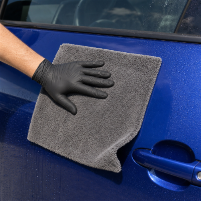 M MODECAR Double-sided towel with long and short pile 40x40cm 380gsm GREY