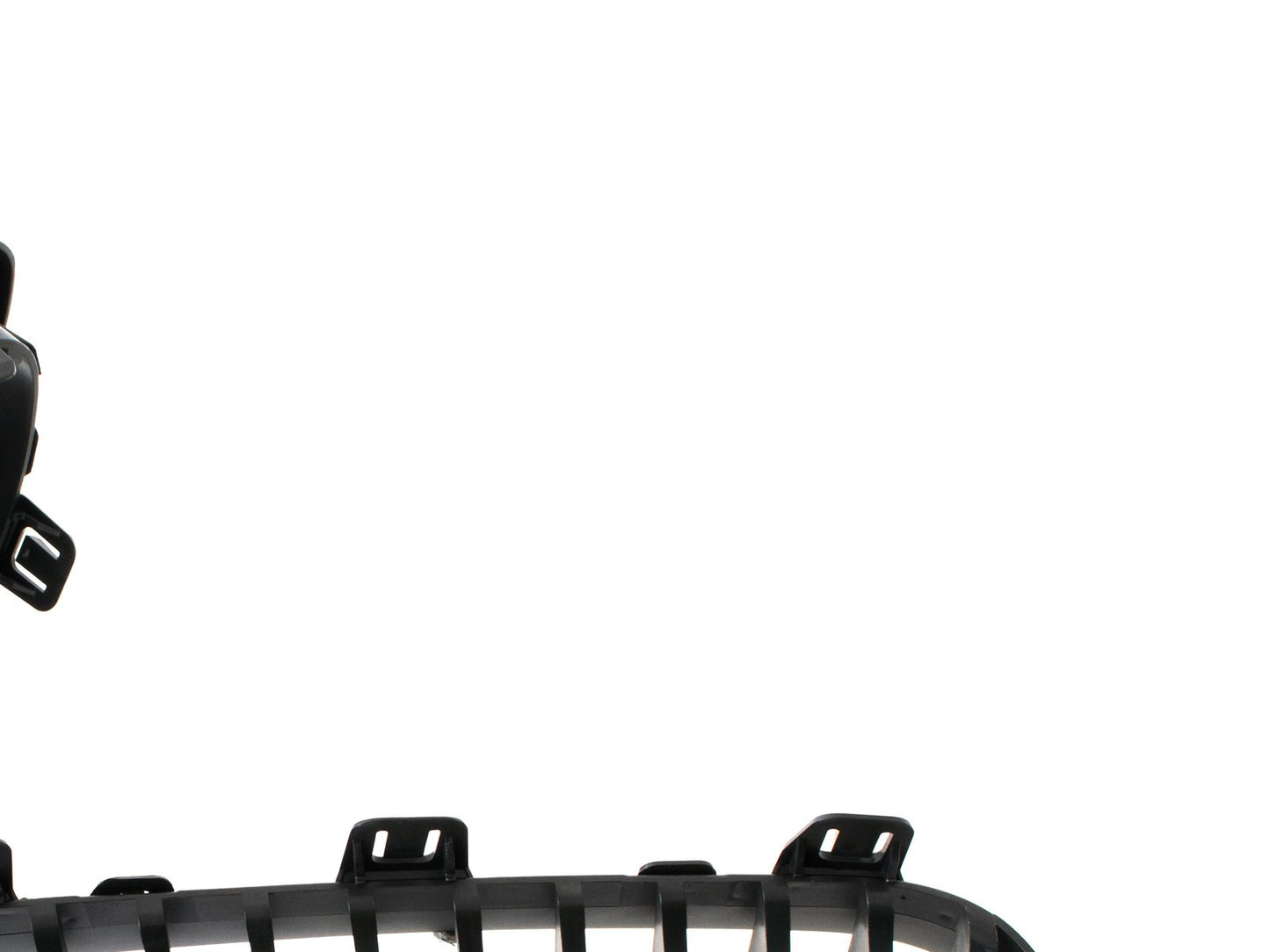 BMW 1 E81 E82 E87 E88 07-11 grilles (kidneys) left + right set BLACK MATTE