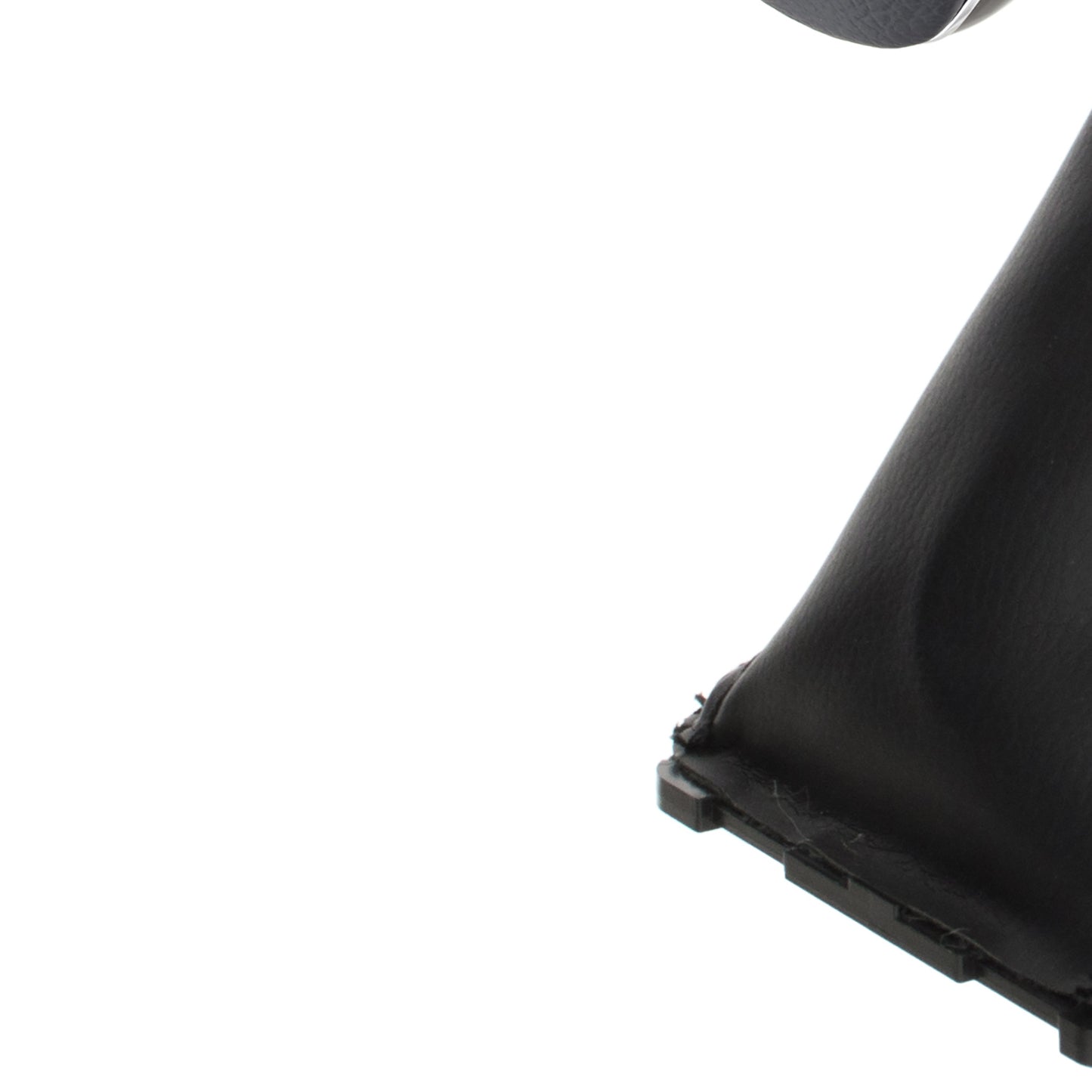 Ford Focus Mk3 FL 14-18 gear knob BLACK ECO-LEATHER + BLACK + gaiter with frame 6 SPEEDS