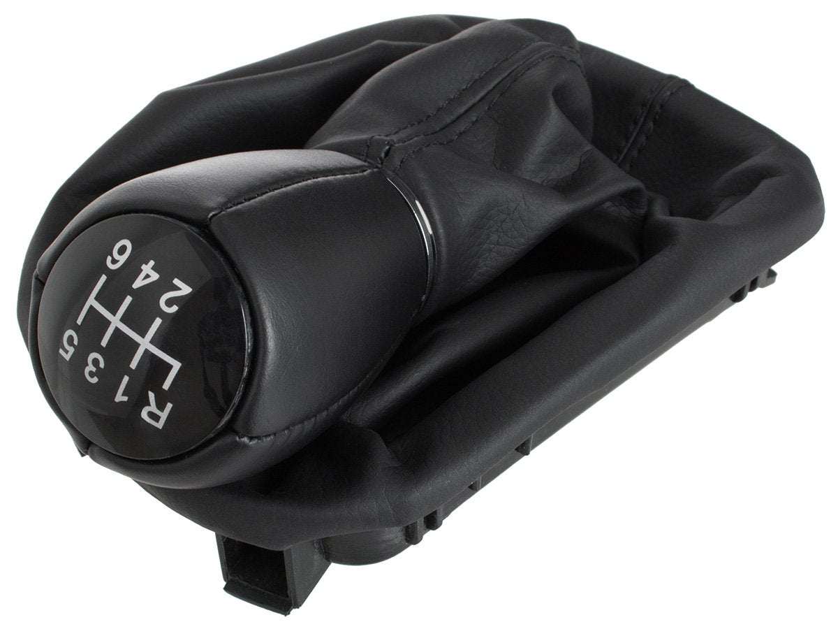 Seat Leon I 99-06 gear knob BLACK + gaiter with frame 6 SPEEDS