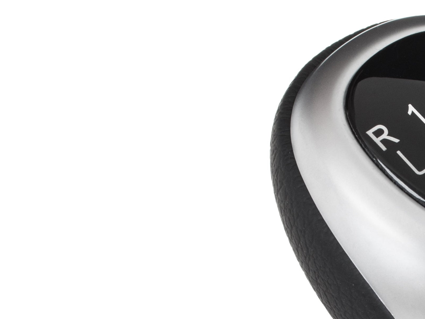 BMW 4 F36 Gran Coupe 2014- gear knob BLACK / SILVER 6-SPEED + GAITER