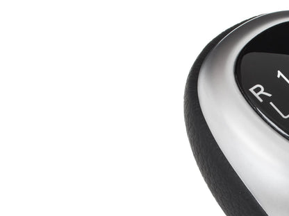 BMW 4 F36 Gran Coupe 2014- gear knob BLACK / SILVER 6-SPEED + GAITER