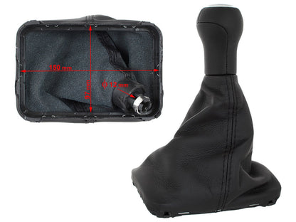 VW New Beetle 98-12 gear knob BLACK + GAITER 5 SPEED