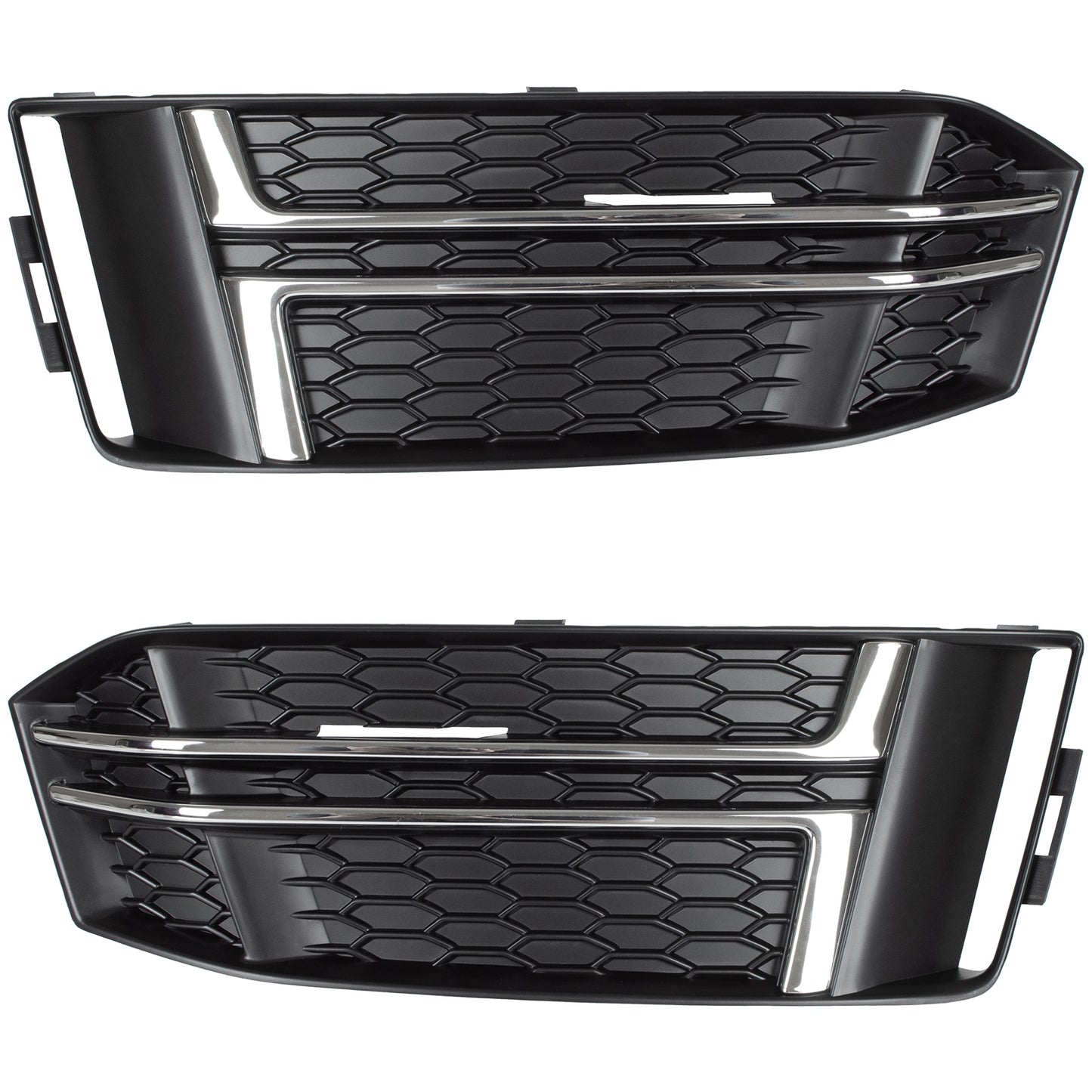 Audi A4 B9 S-LINE 15-19 front bumper grille left + right 2 pcs. SET