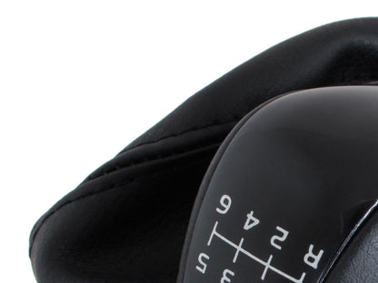 Mercedes W203 C-Class 00-07 gear knob BLACK 6 SPEED + GAITER