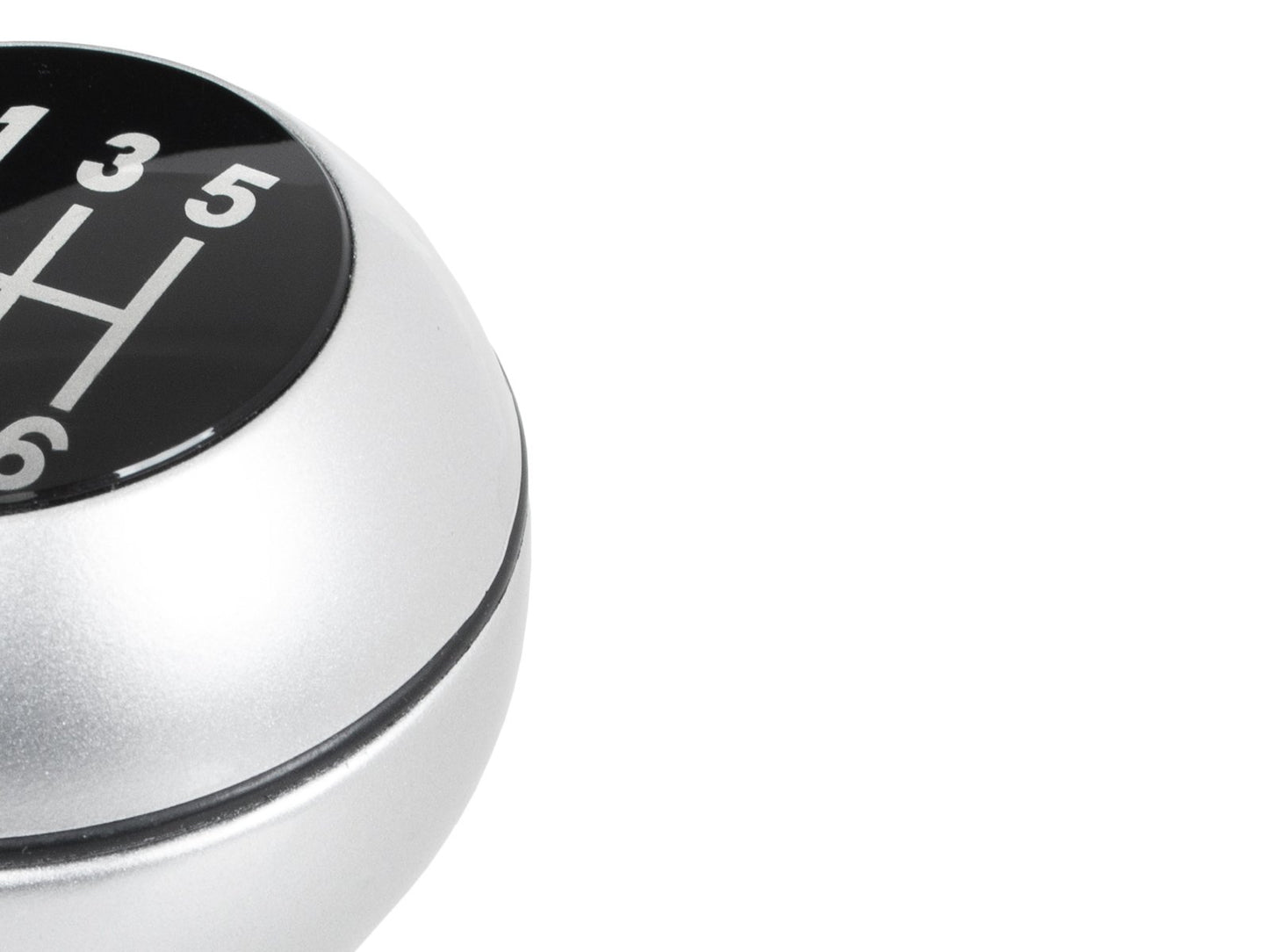 BMW E39 E46 E53 E60 E61 E81 E82 E83 E85 E87 E90 E91 E92 E93 gear knob SILVER+CHROME 6 SPEED