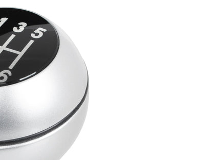 BMW E39 E46 E53 E60 E61 E81 E82 E83 E85 E87 E90 E91 E92 E93 gear knob SILVER+CHROME 6 SPEED