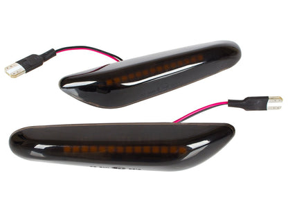 BMW 1 E81 E82 E87 E88 LED smoked side indicators, standard, 2 pcs/set