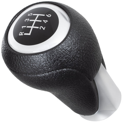 Mazda 3 III 13-18 Gear knob BLACK + SILVER 6 SPEED