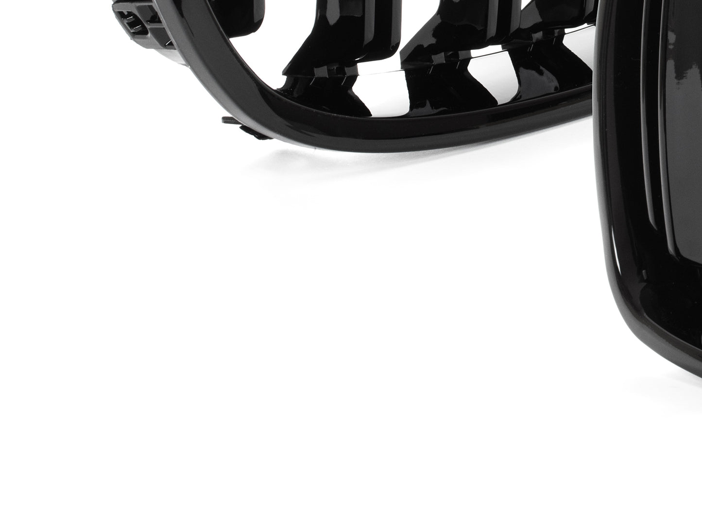 BMW 1 F20 / F21 11-14 3/5D HATCHBACK grilles (kidneys) left + right set BLACK GLOSSY DOUBLE BAR