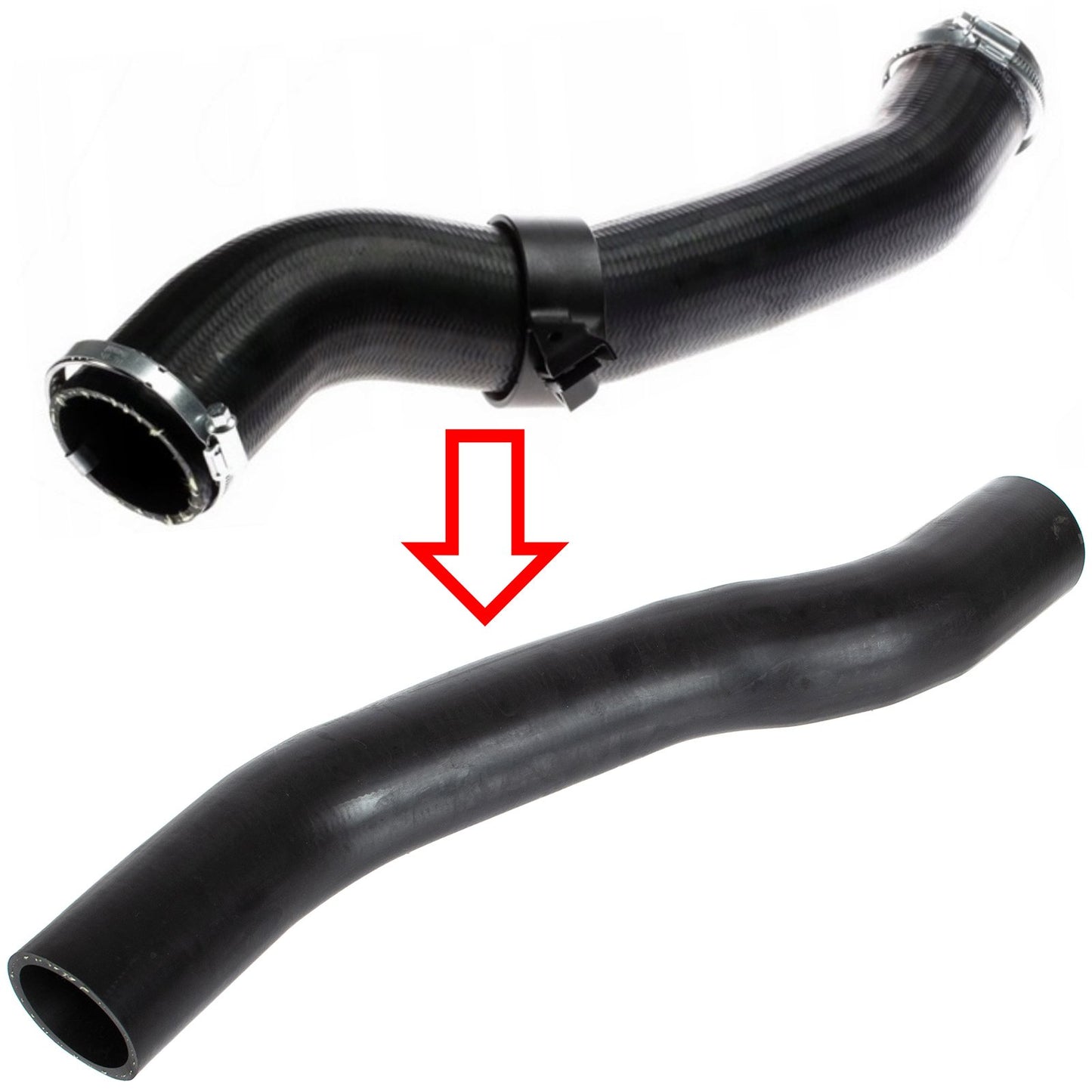 Ford C-MAX 07-10 1.6 TDCi turbo intercooler hose