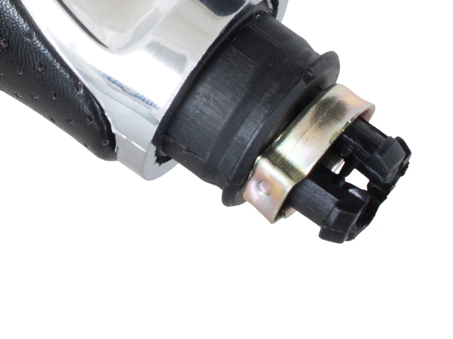 Audi A3 8L 96-03 Gear knob S-LINE BLACK + CHROME 5 SPEED (R at the top)