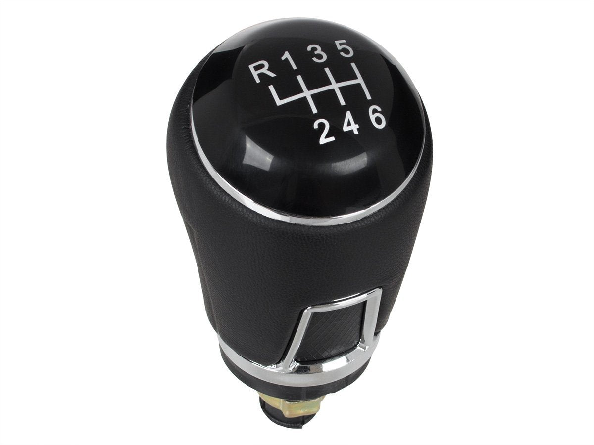 VW Passat B6 06-11 gear knob BLACK LEATHER 6 SPEED